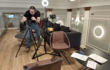 Augenblick film kundetestimonial: Daniel med udstyr